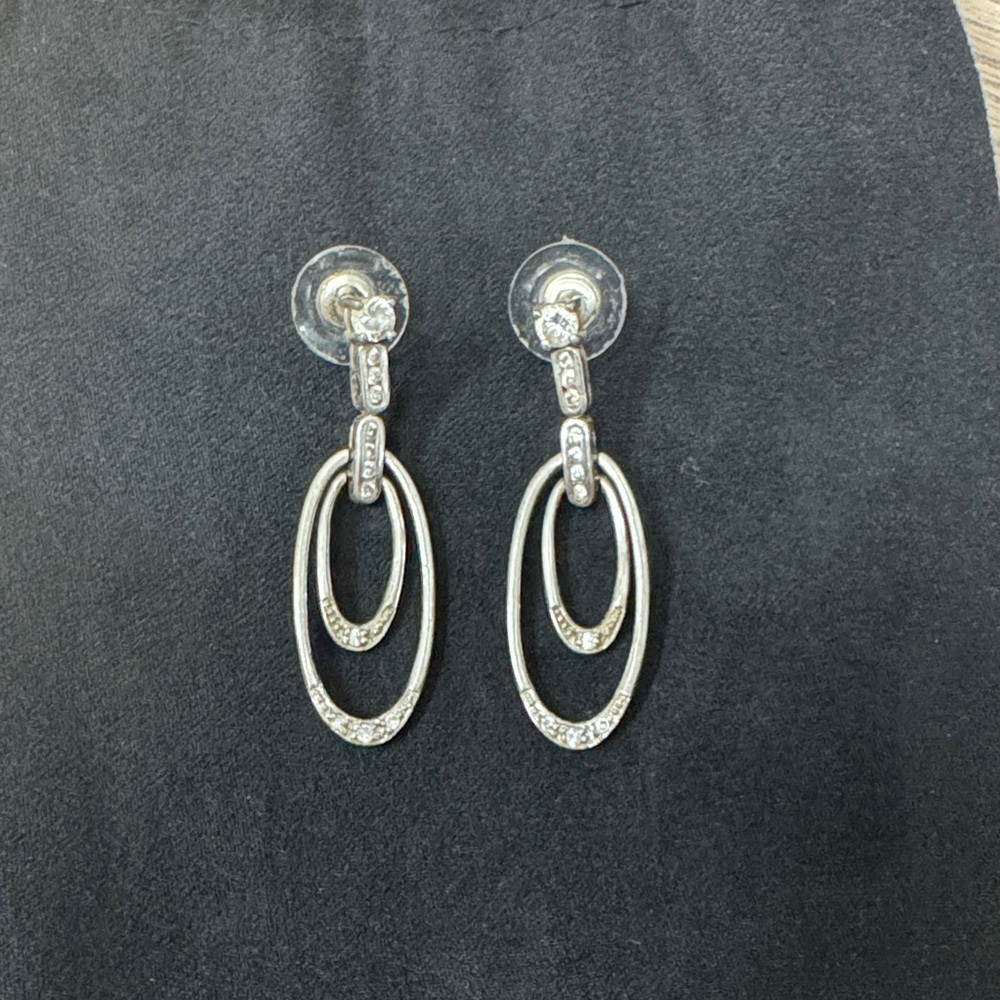 Elegant Silver Drop Earrings